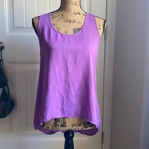 Purple High-Low Wet Seal Blouse